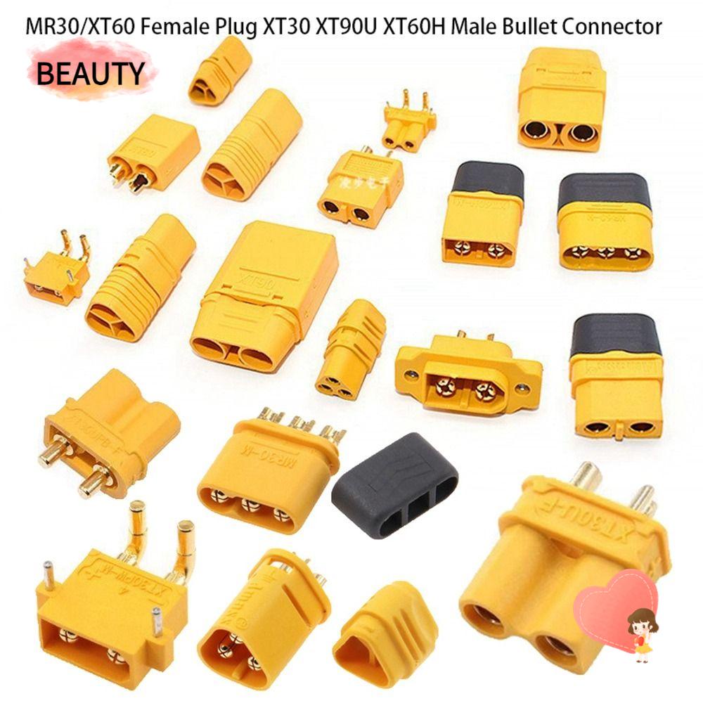 BEAUTY Male Bullet Connector, MR30/XT60 XT30 XT90U XT60H Female Plug ...