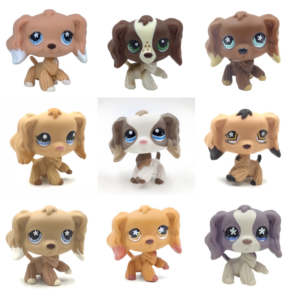 LPS Rare Littlest pet shop Toys Short Hair Kitten Dog Dachshund Collie Spaniel Great Dane Bobble head toys Shopee Singapore