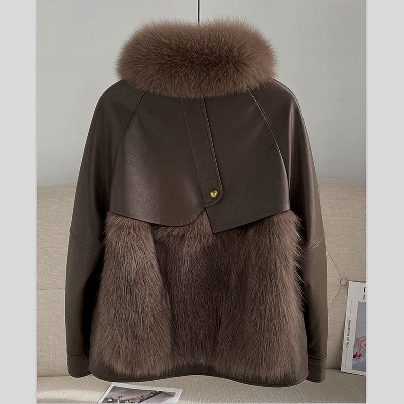 Fur on sale pocket coat