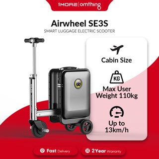 Airwheel SE3MiniT Smart Rideable Suitcase, Lightweight Electric Luggage  Scooter