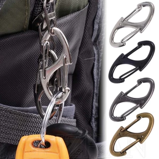 50 Pieces Stainless Steel Spring Clips Small Spring Snap Hooks Mini  Keychain Hook Multicolor Keychain Link Buckle with 50 Pieces Stainless  Steel Key Rings for Camping Hiking Fishing Traveling Backpack : :  Fashion