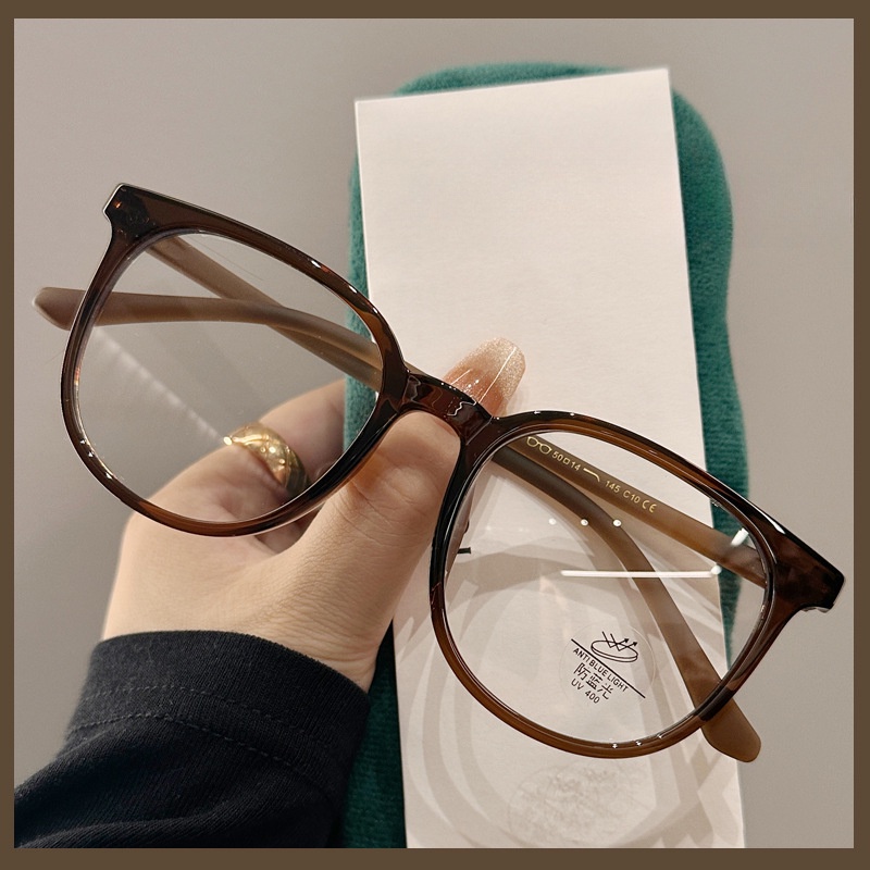 0°~-400°】 Large frame TR90 Korean myopia glasses for men and