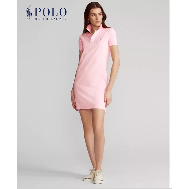 Short polo cotton dress