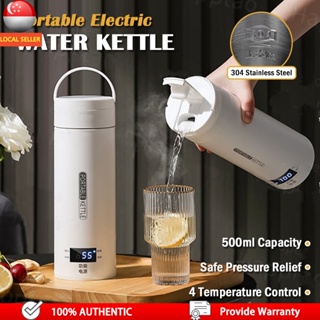 Portable Travel Electric Kettle Water Boiler Temperature Control Timer 400  ML