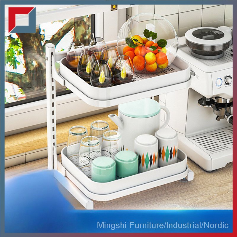 Hot Mug storage rack Coffee cup kettle drain tray rack height ...