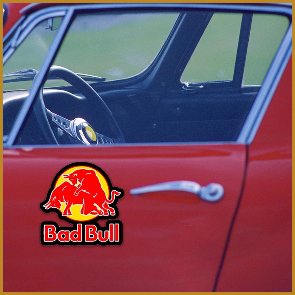Car Stickers Decals Red Decals Bumper Bull Car Decal Sticker Automotive Decals Funny Car Decals