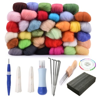 25 Color Needle Felting Kit Wool Felting Tool Handmade Felt Needle Set 7pcs  Pack