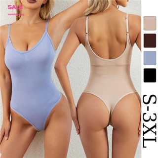 Sexy Sleeveless Bodysuit With Waist Trainer And Butt Lifter For