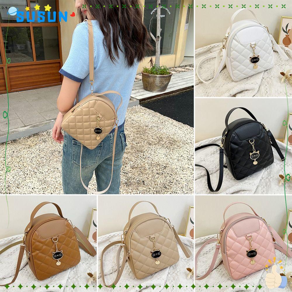SUSUN Small Backpack, Grids Highcapacity Shoulder Bags, Casual Multi