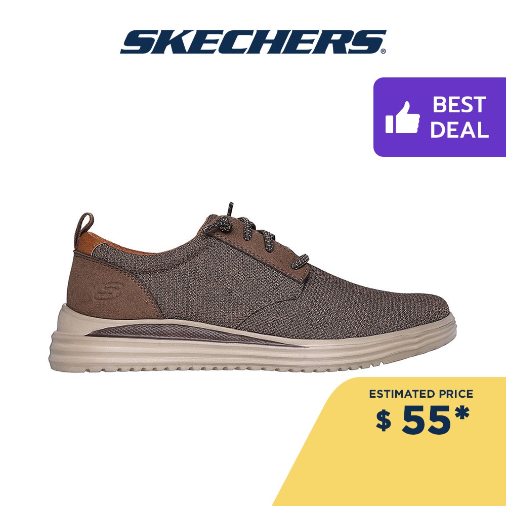 Skechers Men SKECHERS USA Proven Gladwin Shoes - 204669-BRN Air-Cooled ...