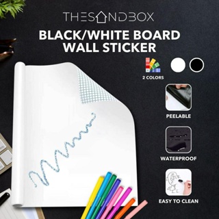 Stickerboard Reusable Roll Up White Board 45cmx200cm Erase