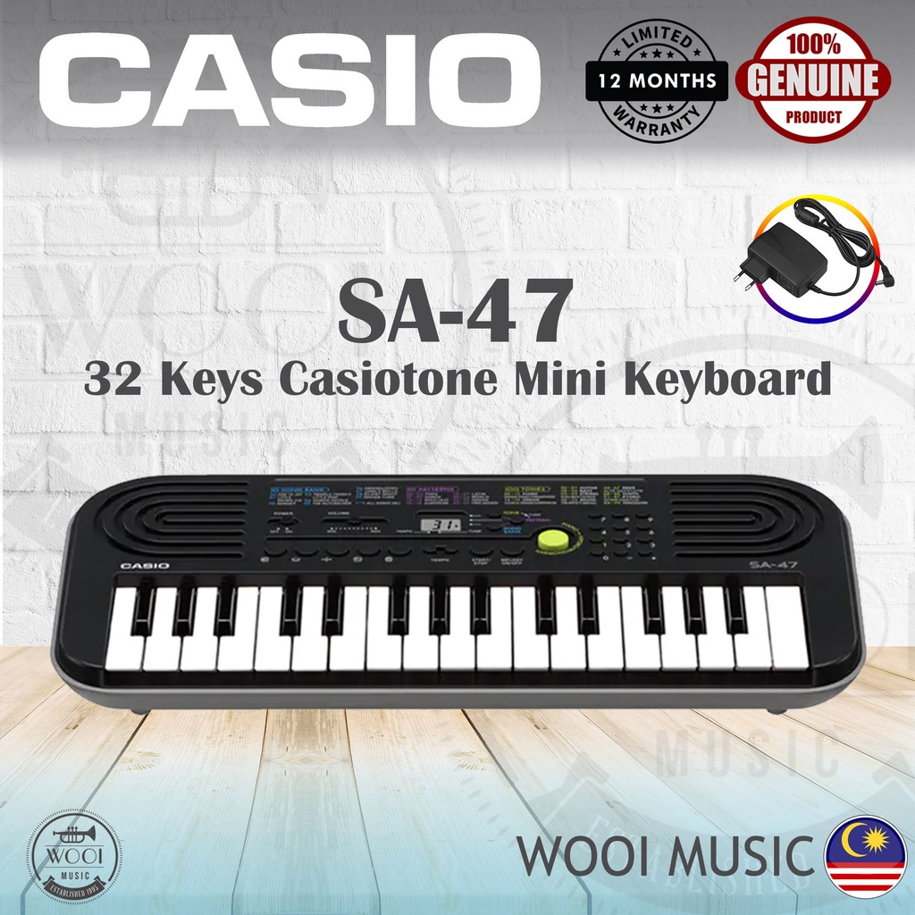 Casio SA 47 32 Keys Casiotone Mini Keyboard SA47