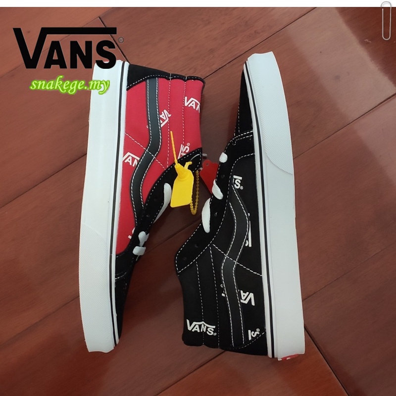 Red hot sale skateboard shoes