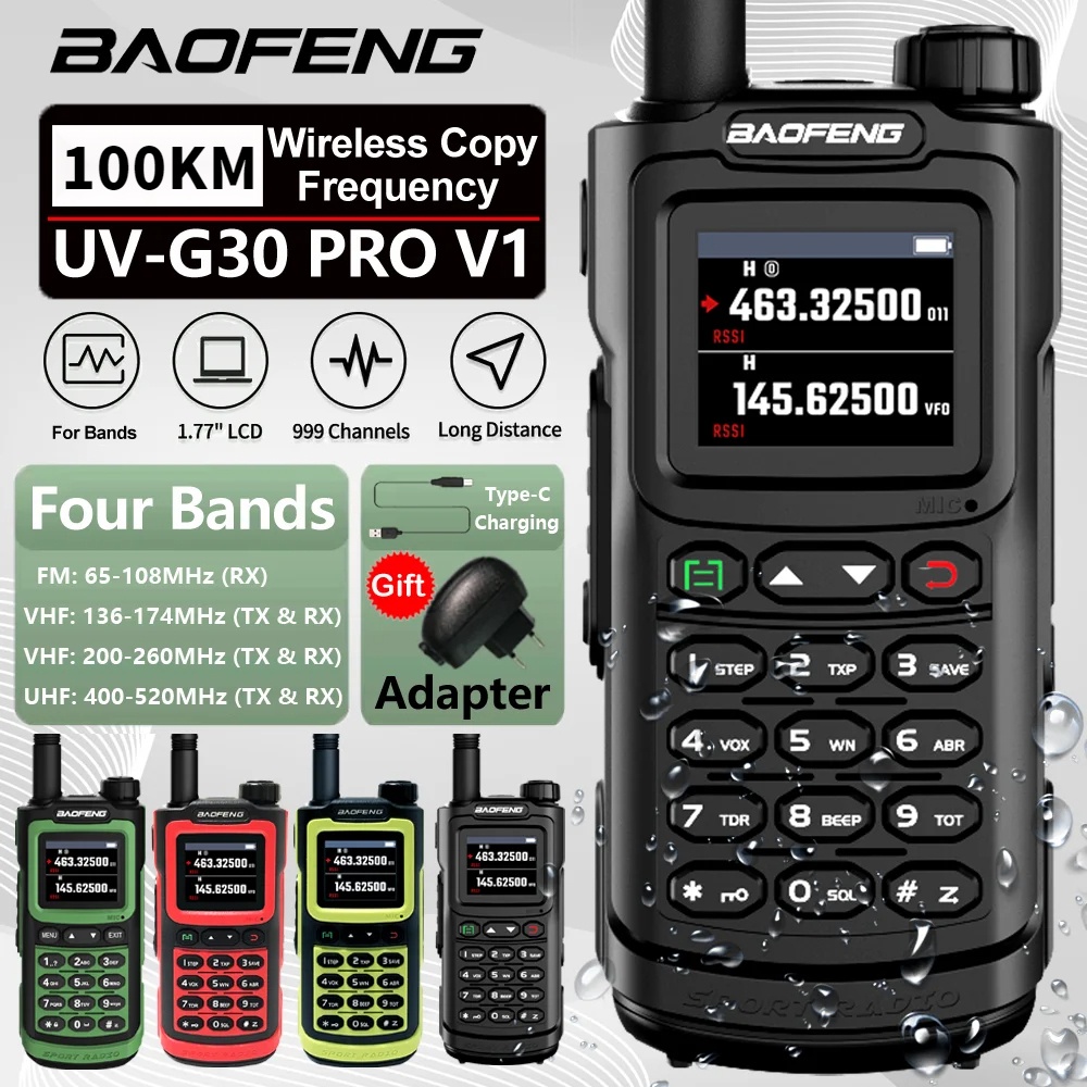 Baofeng UV-98 PRO Long Range Waterproof Radio High Power Walkie