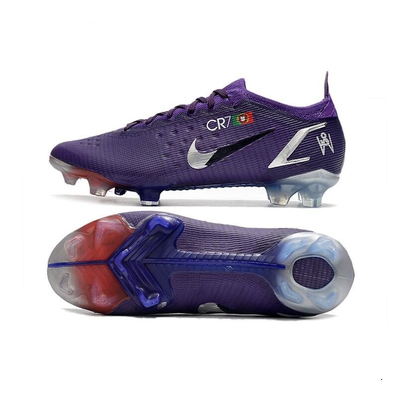 Purple on sale football shoes