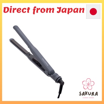 SALONIA Straight Hair Iron Gray ​​ 15mm Barrel, International