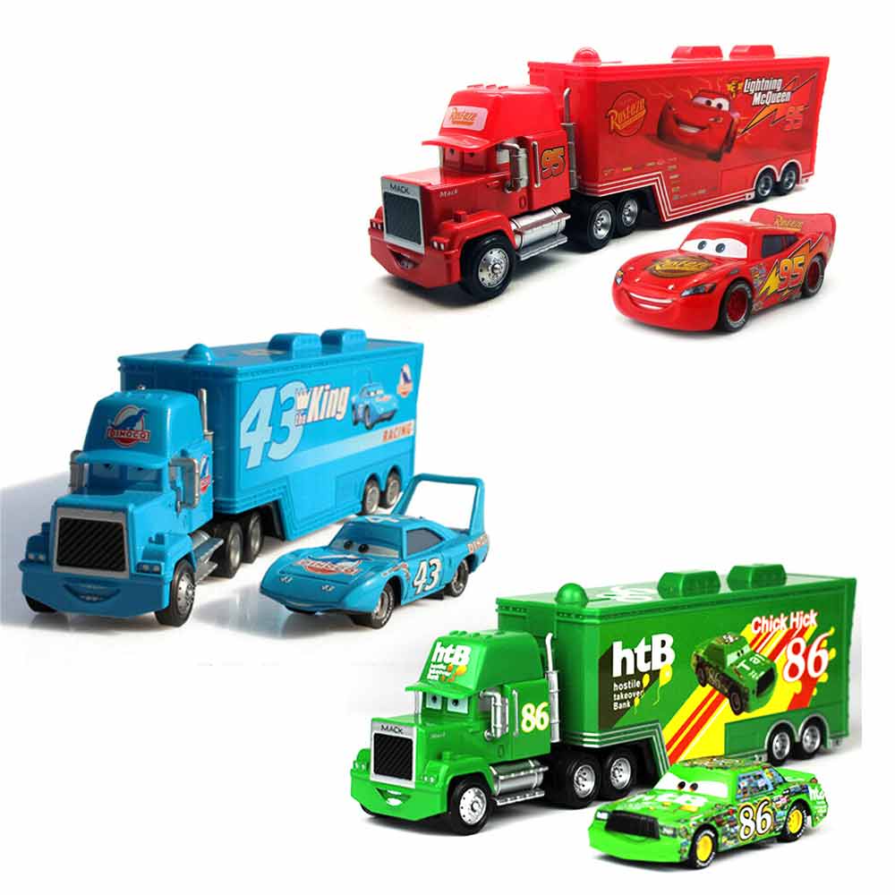 Disney Pixar Cars Lightning McQueen Mack Haulers Truck Racers | Shopee ...