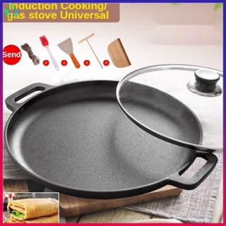 MasterPan MP-182 11 in. Griddle & Pancake Pan - Healthy Ceramic Non-Stick Aluminium Cookware with Stainless Steel Chefs Handle