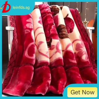 Velvet blanket wedding red double-layer thickened winter blanket wedding  gift cover blanket