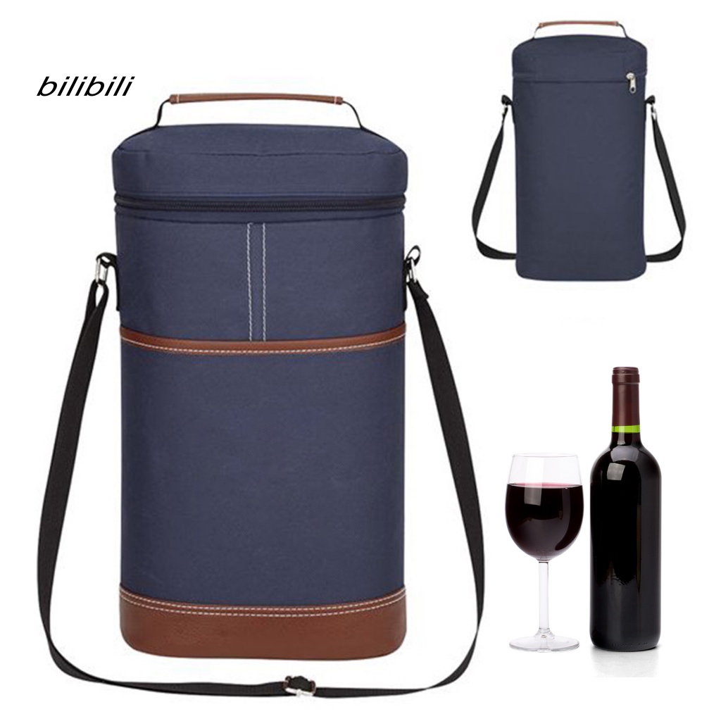 BIL Insulated Bag Wine Cooler Bag Insulated Wine Bottle Cooler Bag