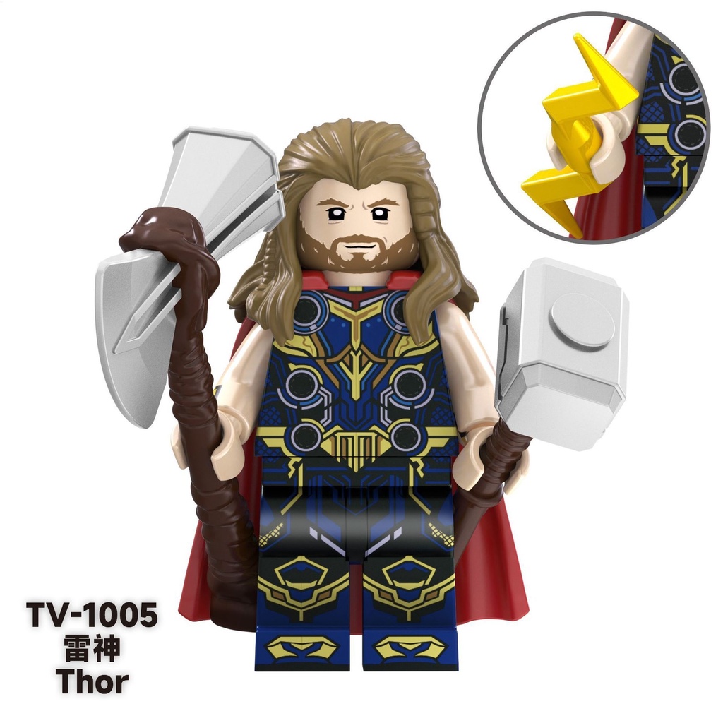 Thor Black Panther Building Blocks Wanda Captain America Doll Jewel Ultron Compatible Lego Marvel Doll Bagged Shopee Singapore