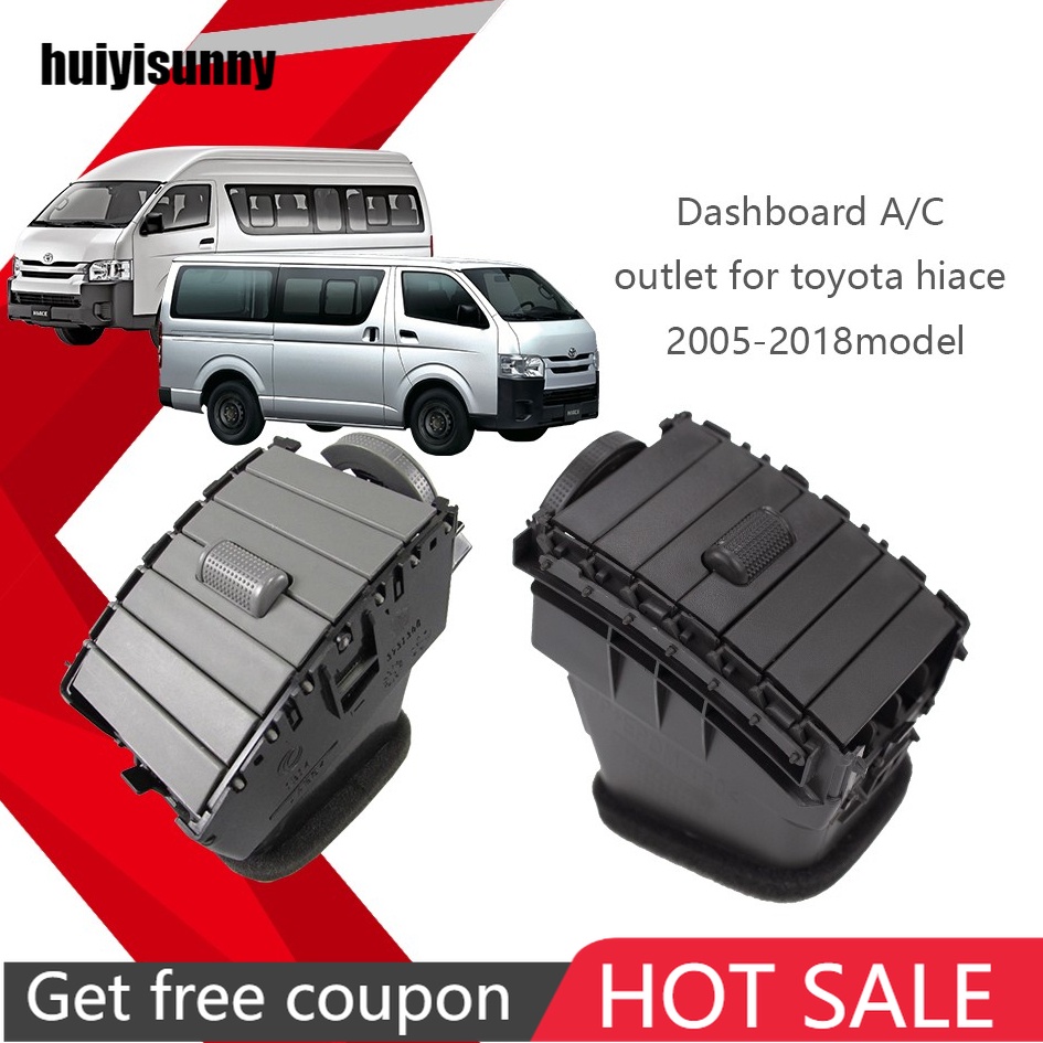 HYS dashboard A/C outlet for toyota hiace 2005-2018model | Shopee Singapore