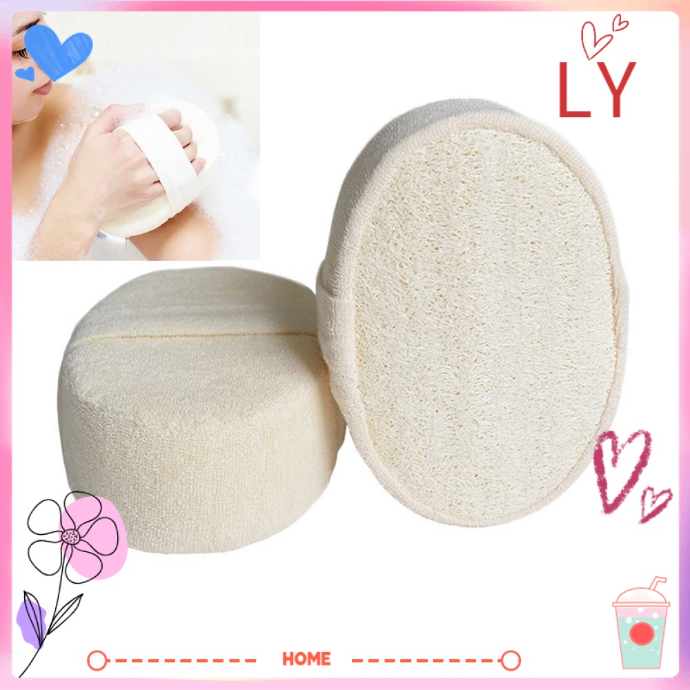 LY Natural Loofah Sponge Durable Wash Body Massage Brush Cleaner Loofah Luffa Bath Brush