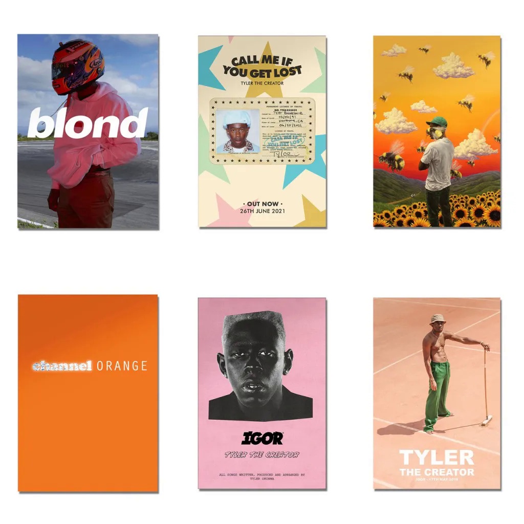Rapper Star Poster Tyler The Creator Frank Blonde Boy Band Music Album ...