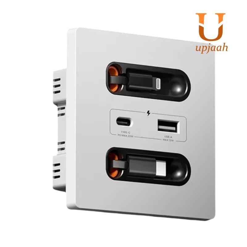 Universal Smart Socket with Charging Line 20W Fast Charge USB C Port PC ...