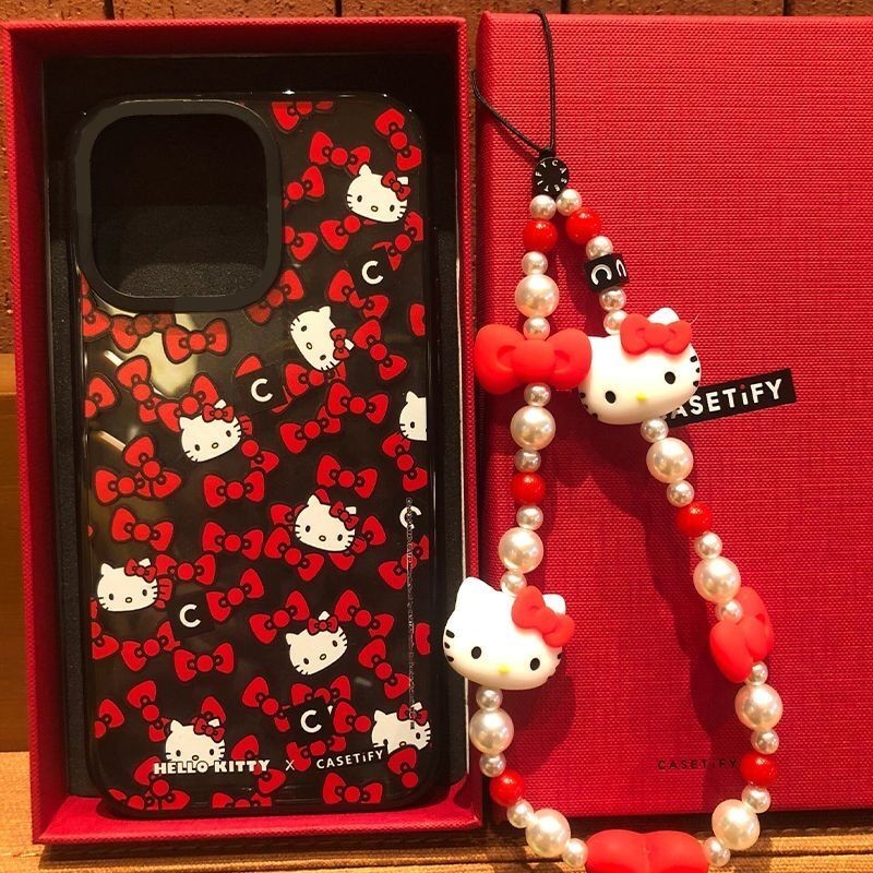 Sanrio Love Hello Kitty Phone Strap Cute Kuromi Cinnamoroll Melody