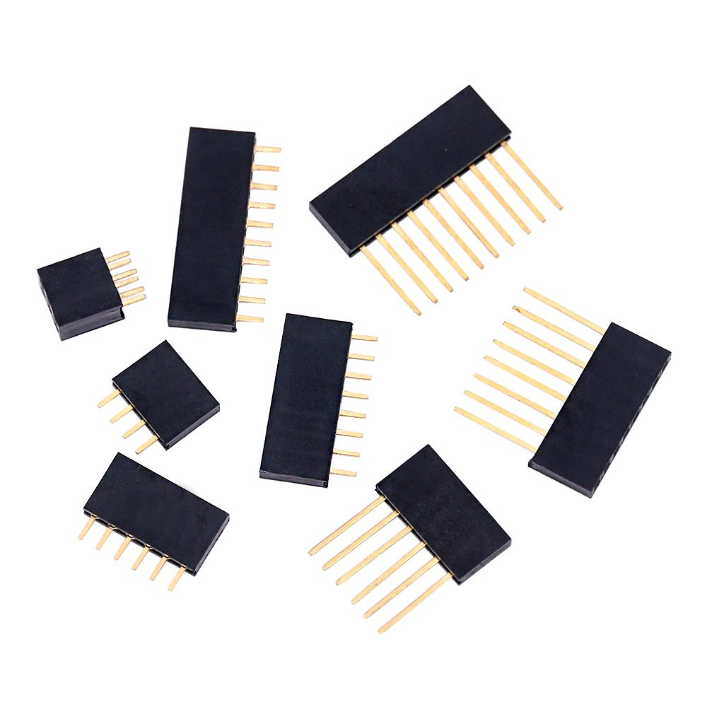 2.54mm Pin Header Straight Female Pin Header - Short Pin and Long Pin ...