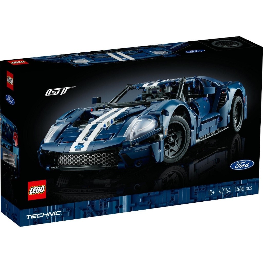 LEGO Technic 42154 2022 Ford GT Building Toys (1466 Pieces