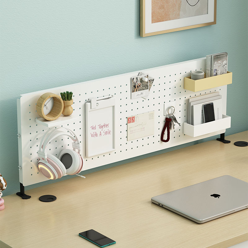 Desktop Wire-Wrap Board Storage Rack Storage Table Desk Partition ...