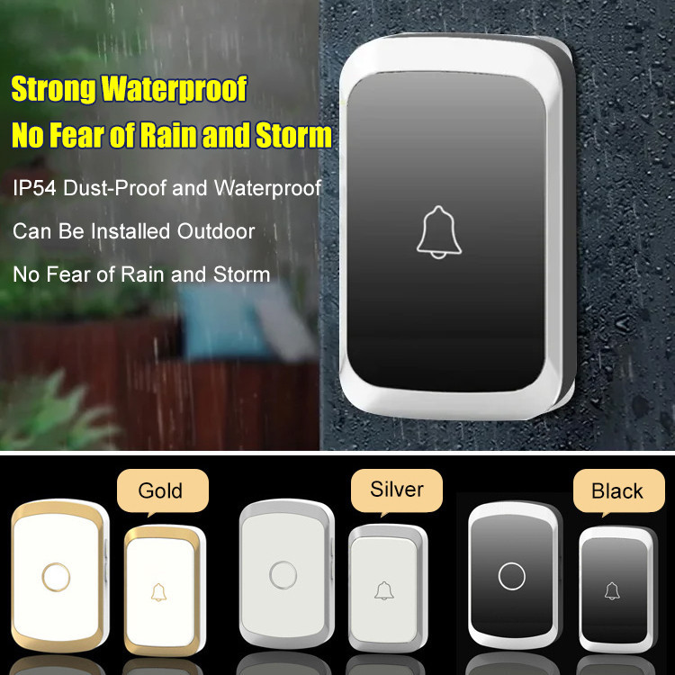 ⭐SG Stock⭐A20 Smart Doorbell Beeper 智能门铃呼叫器Smart Wireless Music ...