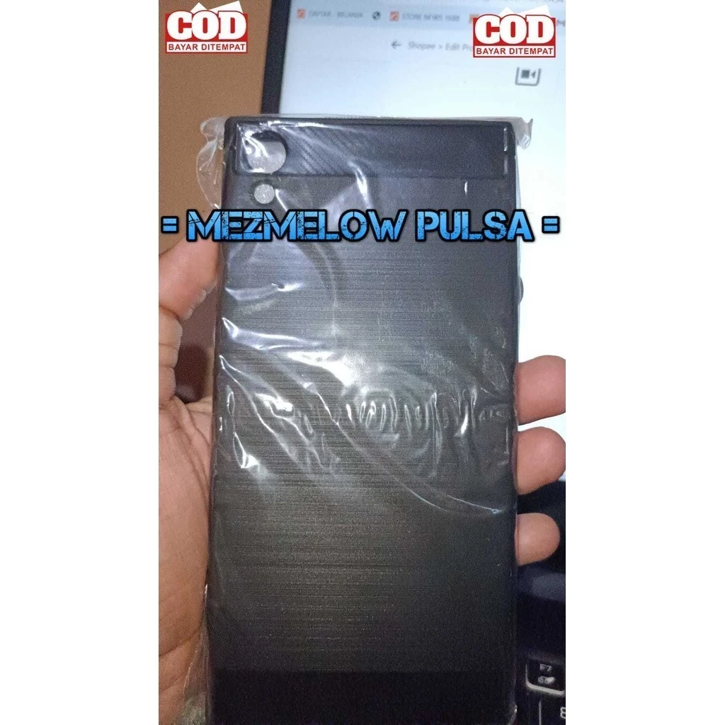 Casing Caseng Softcase Softcase Fiber Carbon Caseng LG G8X Thinq / LG V50S Thinq - Gambar 3