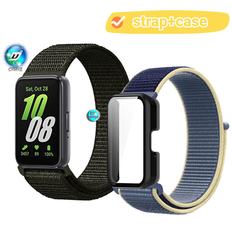 Samsung Galaxy Fit 3 strap Nylon strap Sports wristband Samsung Galaxy Fit 3 case screen protector