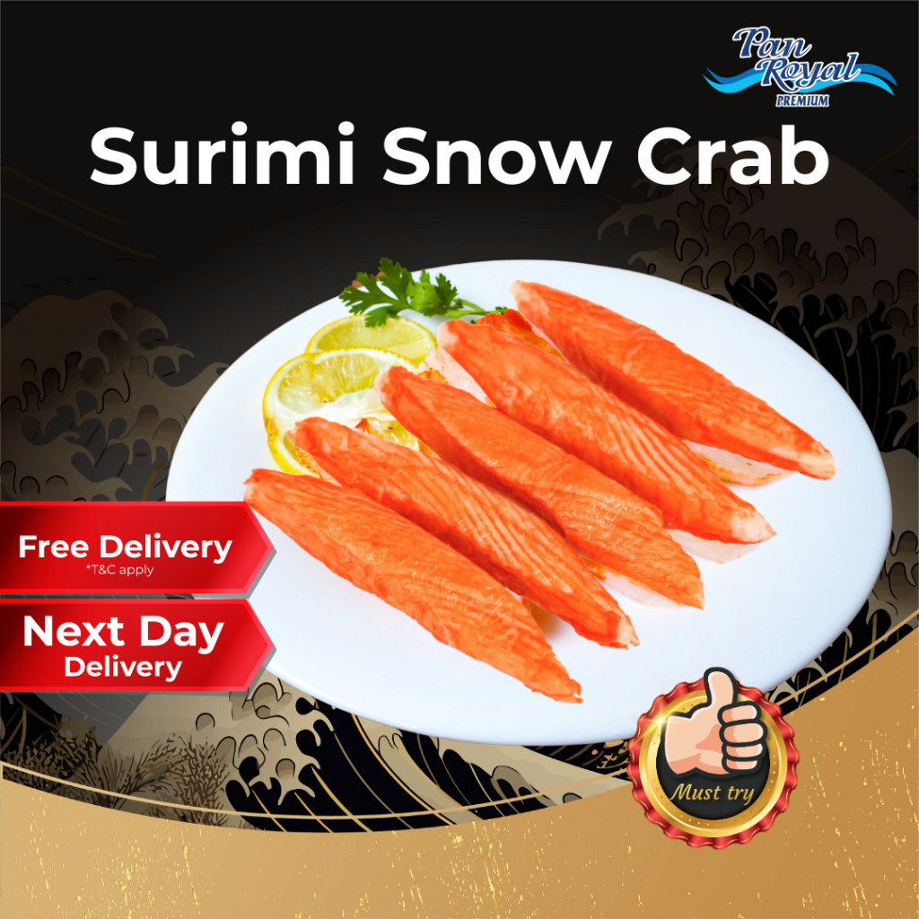 [PAN ROYAL] Frozen Surimi Snow Crab Leg (250g +/) Shopee Singapore