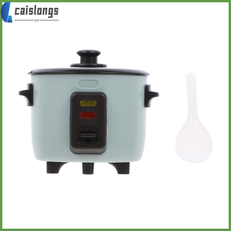 Coffee Machine Body Miniature Food and Play Model Black Wavy Wig with ...