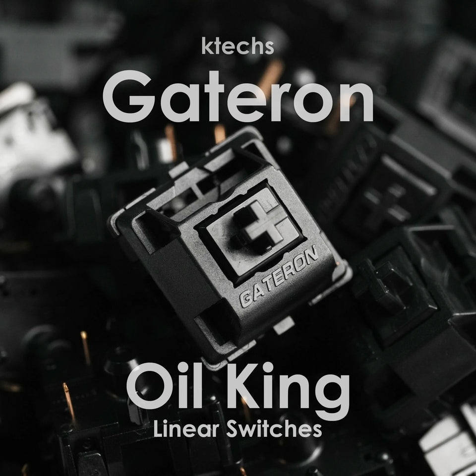 [ktechs] Gateron Oil King Linear Switch For Custom Mechanical Keyboards ...