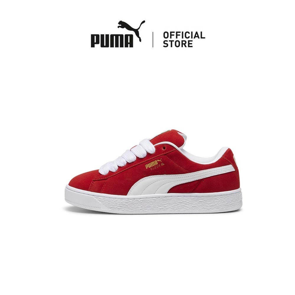 NEW PUMA Unisex Suede XL Sneakers Red Shopee Singapore