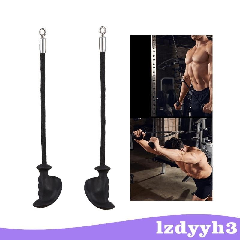 [Lzdyyh3] Tricep Rope Nonslip Grip with Ergonomic Handle Tricep Pull