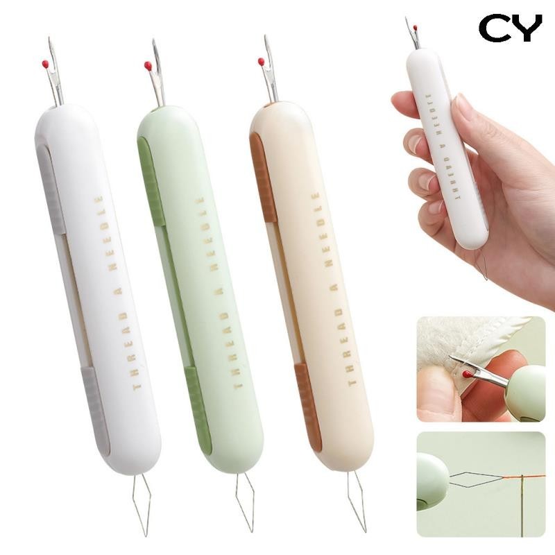 3x Nadeleinfädler 2-in-1 Set - Mit Nahtentferner 12,7cm - Nähzubehör Für Handarbeiten & Stricken