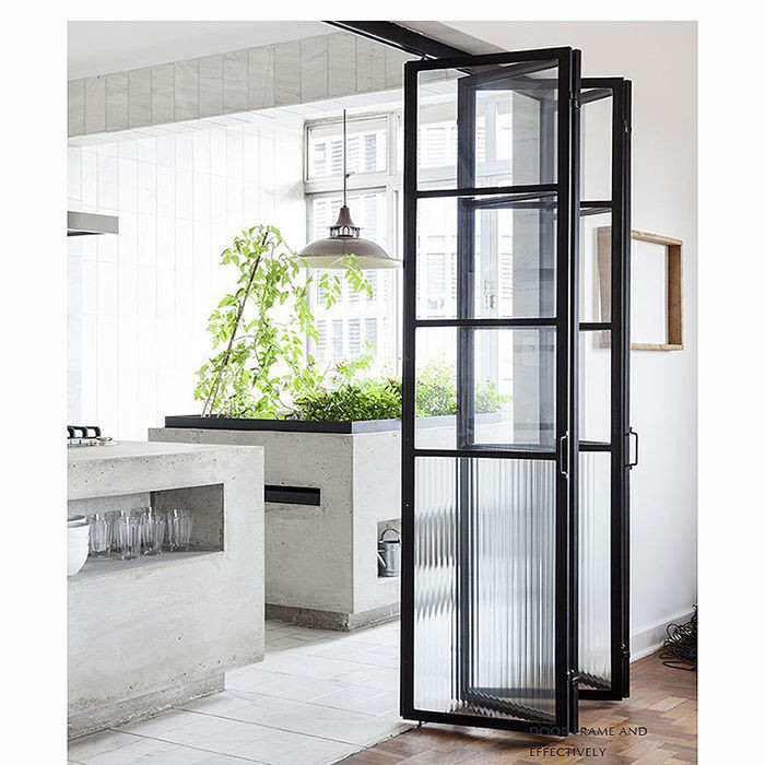 New Extremely Narrow Folding Door Partition Folding Door Balcony