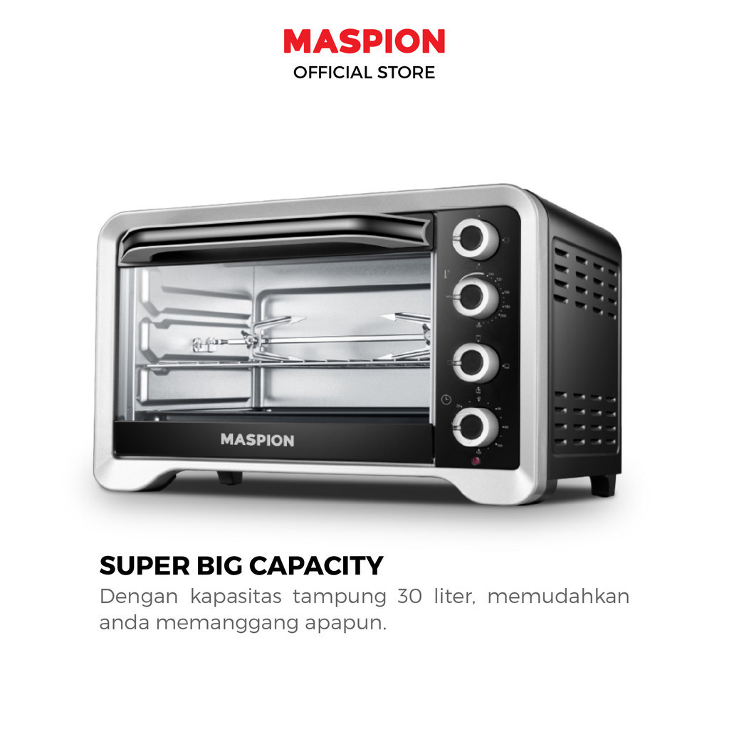 Maspion Oven Toaster Tungku Pemanggang 30 Liter MOT-3001 BS - Gambar 2