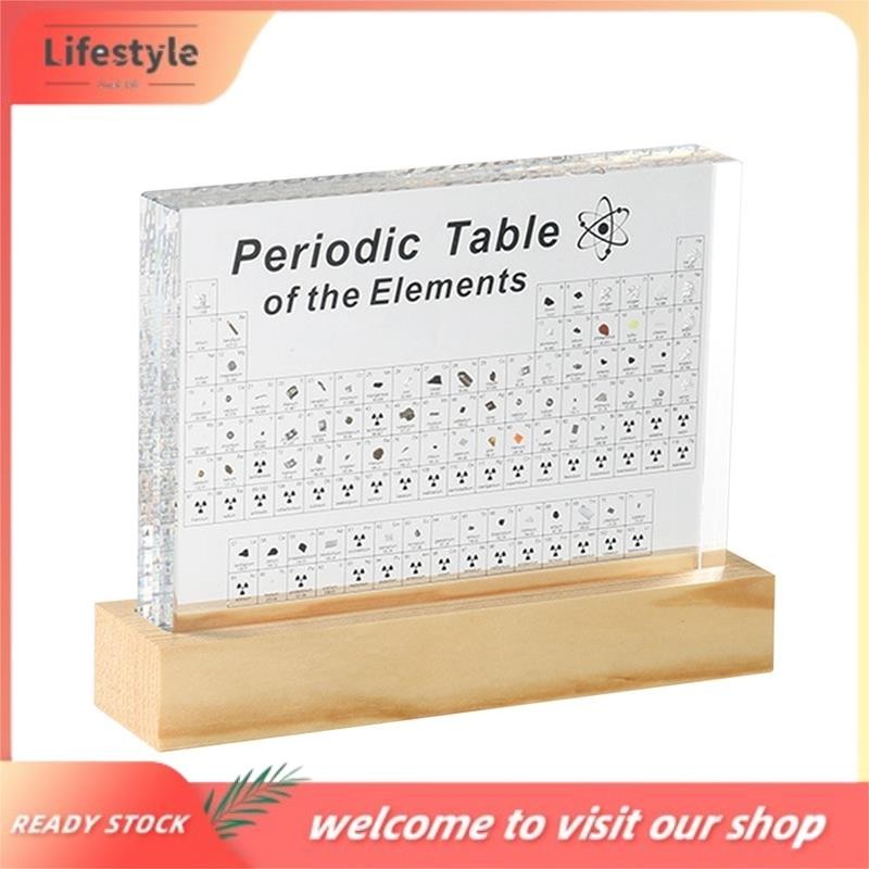 [Lifestyle] Periodic Table with Real Elements Inside, Real Elements ...
