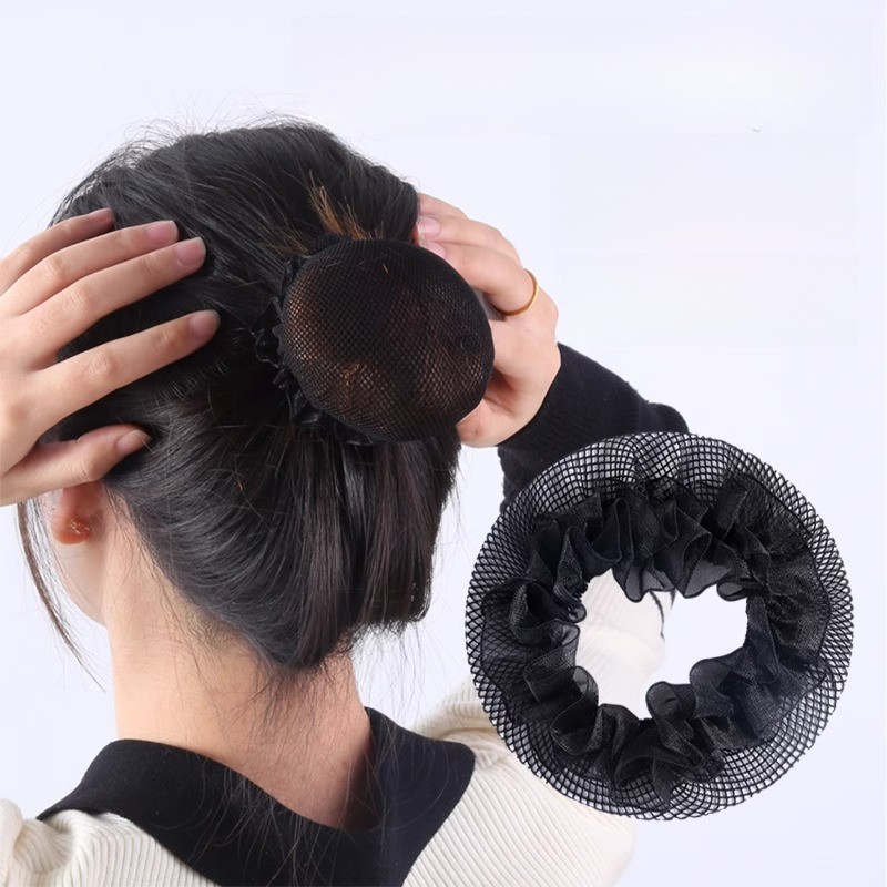 Invisible Hair Net for Women Dancers Bun Cover Professional Flight ...