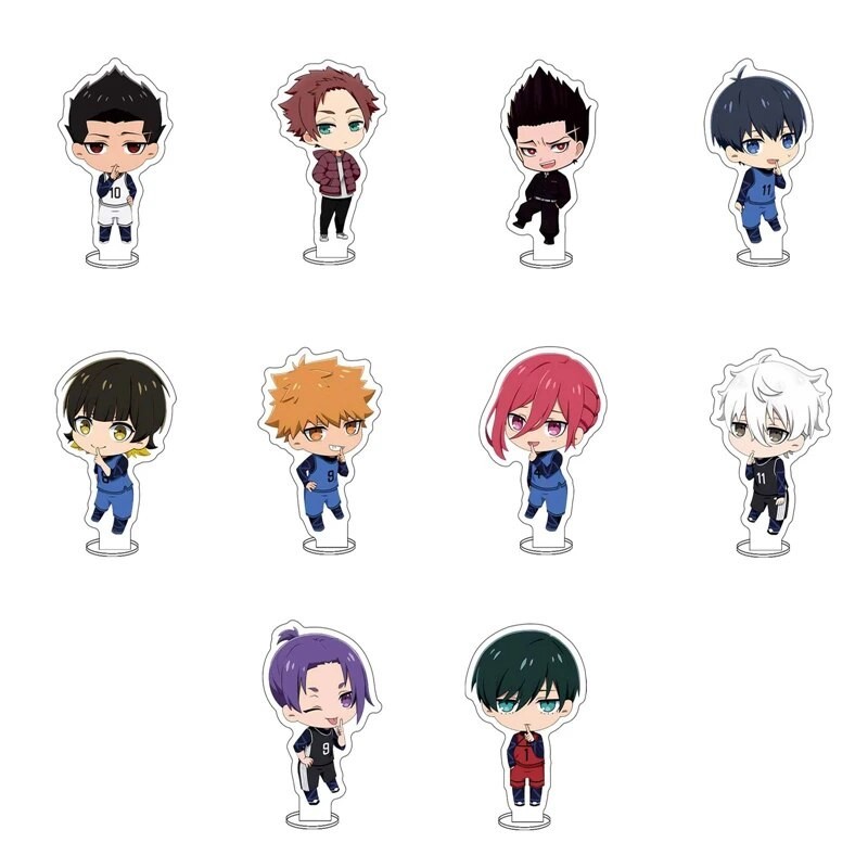 Standee Blue Lock Isagi Nagi Meguru Chigiri Reo Sae Itoshi Rin Baro 40 ...