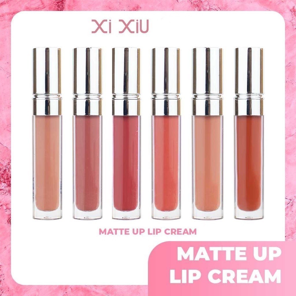 Xi Xiu Matte Up Lip Cream / Merah Jingga Official - Gambar 2