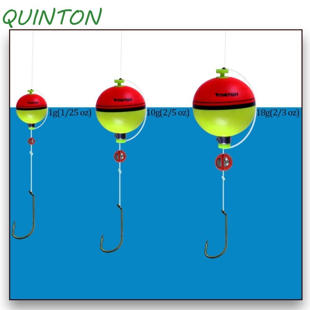 QUINTON Round Ball Foam Float, EVA 25mm 40mm 50mm Fishing Ball Bobbers ...