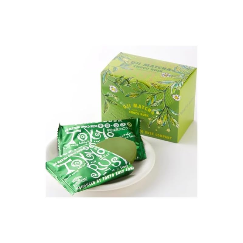Official] Tokyo Rusk Uji Matcha Chocolate Rusk 6 pieces - Matcha ...